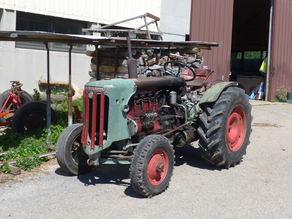 (161'370) - H�rlimann Traktor am 28. Mai 2015 in Les Bioux