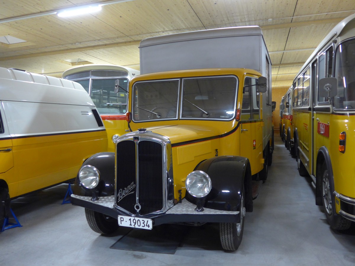 (161'507) - PTT-Regie - P 19'034 - Berna am 30. Mai 2015 in Mamishaus, Depot MfK