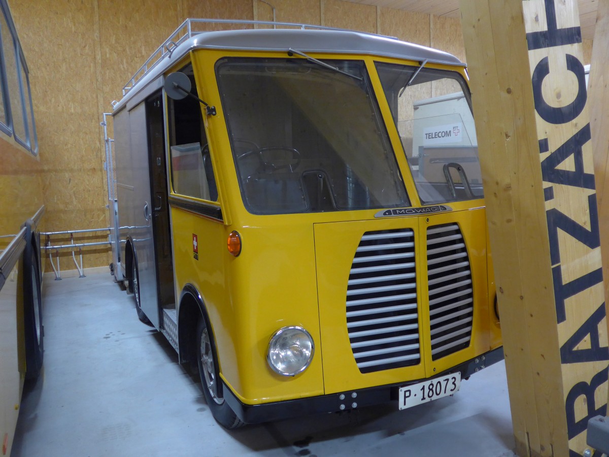 (161'520) - PTT-Regie - P 18'073 - Mowag am 30. Mai 2015 in Mamishaus, Depot MfK