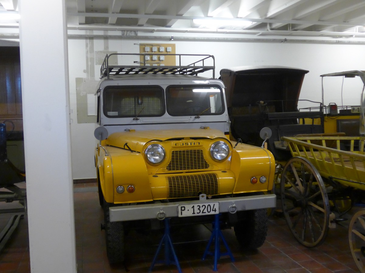 (161'564) - PTT-Regie - P 13'204 - Austin am 30. Mai 2015 in Mamishaus, Depot MfK