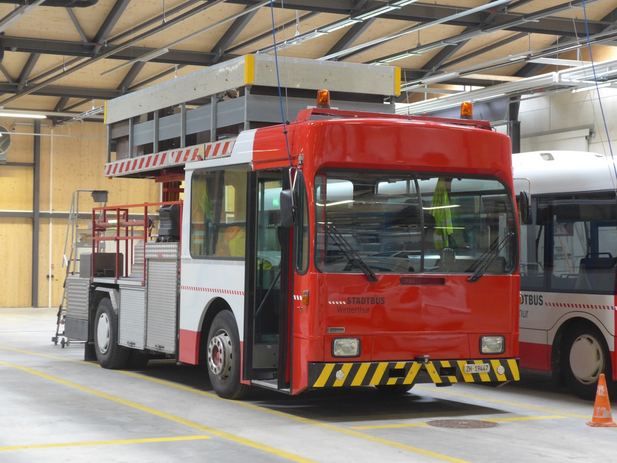 (161'675) - SW Winterthur - ZH 19'447 - Volvo/R&J Turmwagen am 31. Mai 2015 in Winterthur, Depot Gr�zefeld
