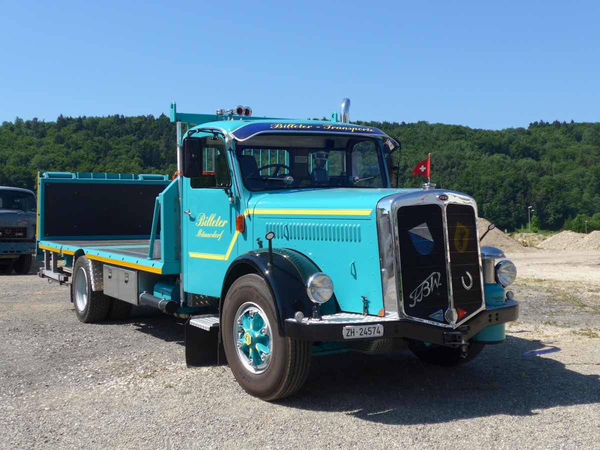 (161'768) - Billeter, M�nnedorf - ZH 24'574 - FBW am 6. Juni 2015 in Thayngen, Saurertreffen