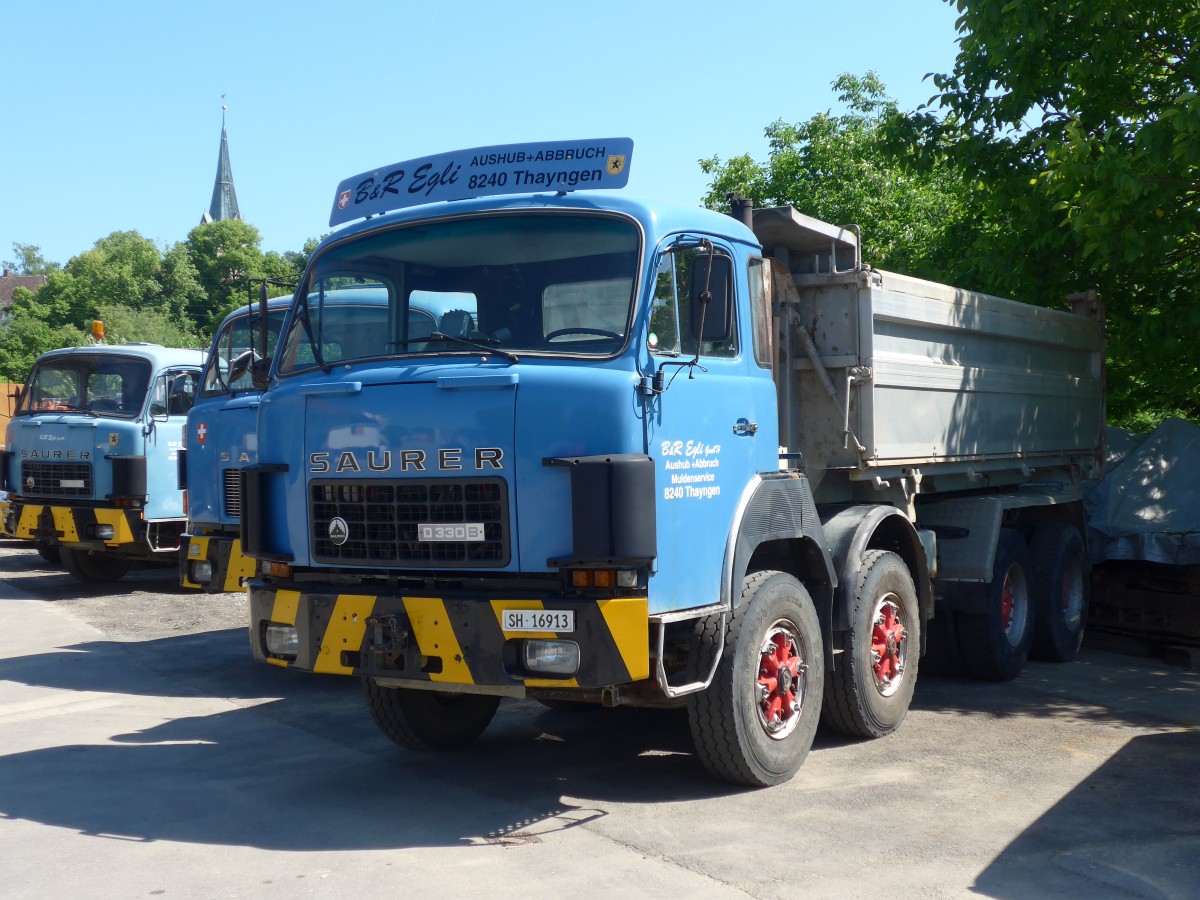(161'779) - Egli, Thayngen - SH 16'913 - Saurer am 6. Juni 2015 in Thayngen, Saurertreffen