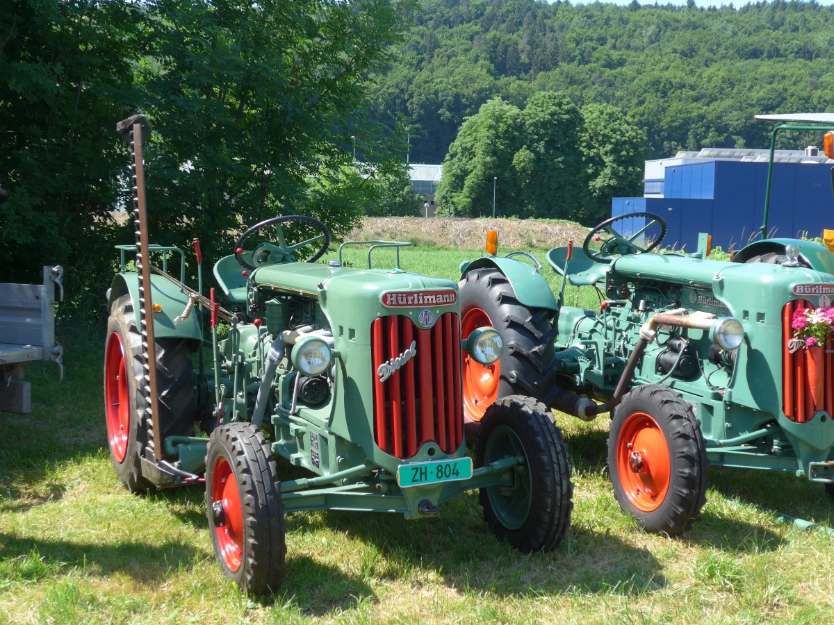(161'788) - H�rlimann - ZH 804 - am 6. Juni 2015 in Thayngen, Saurertreffen