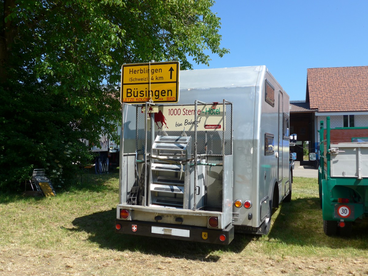 (161'793) - Saurer - B�S-A 258H - am 6. Juni 2015 in Thayngen, Saurertreffen
