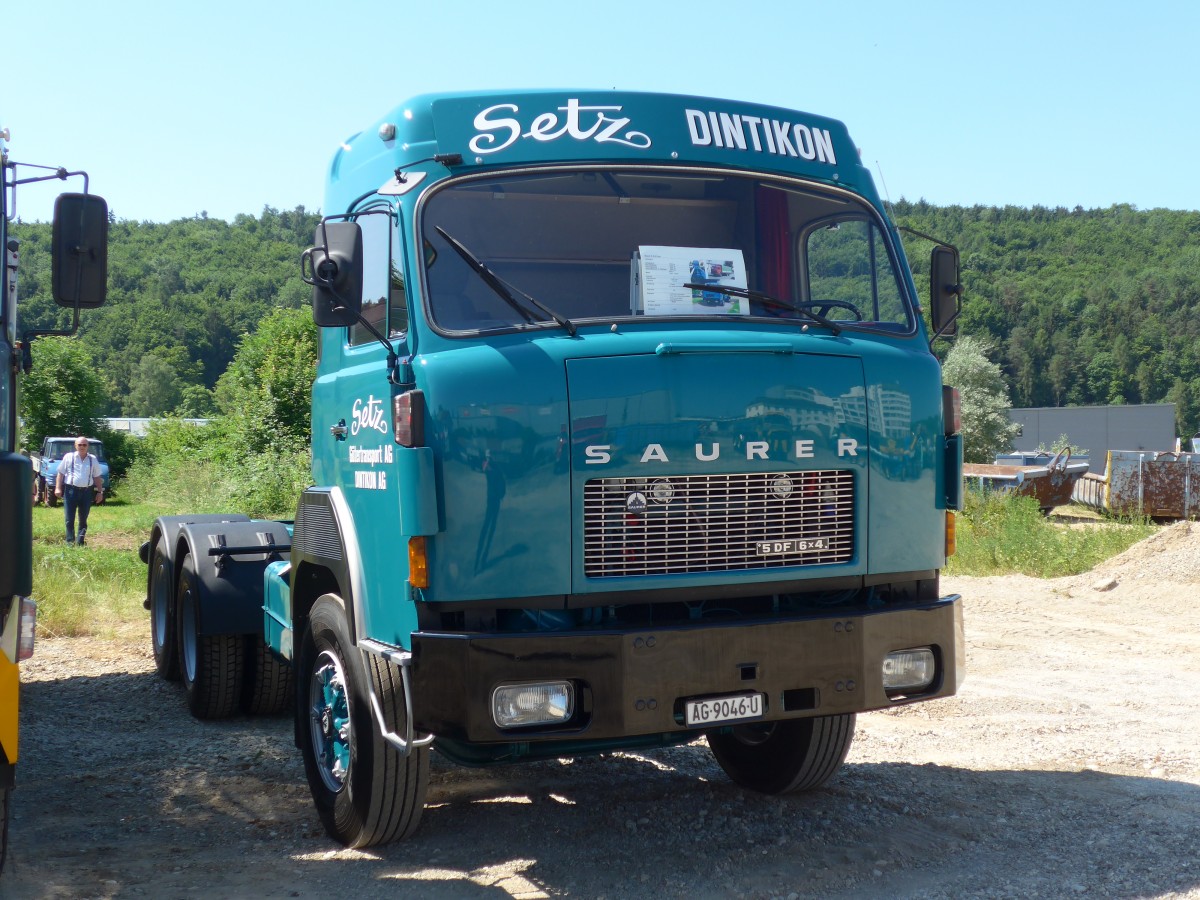 (161'796) - Setz, Dintikon - AG 9046 U - Saurer am 6. Juni 2015 in Thayngen, Saurertreffen