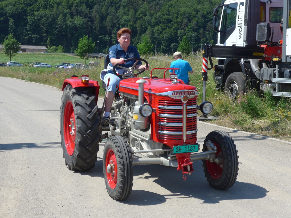 (161'805) - H�rlimann - SH 1187 - am 6. Juni 2015 in Thayngen, Saurertreffen