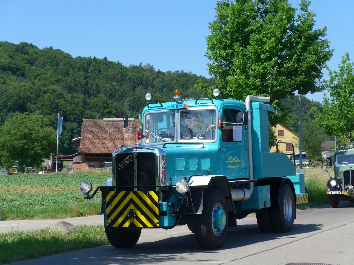 (161'823) - Billeter, M�nnedorf - Nr. 8/ZH 1549 - FBW am 6. Juni 2015 in Thayngen, Saurertreffen