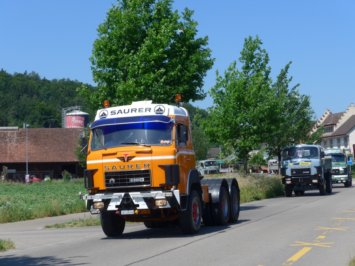 (161'827) - Tschudy, Chur - SG 1263 U - Saurer am 6. Juni 2015 in Thayngen, Saurertreffen