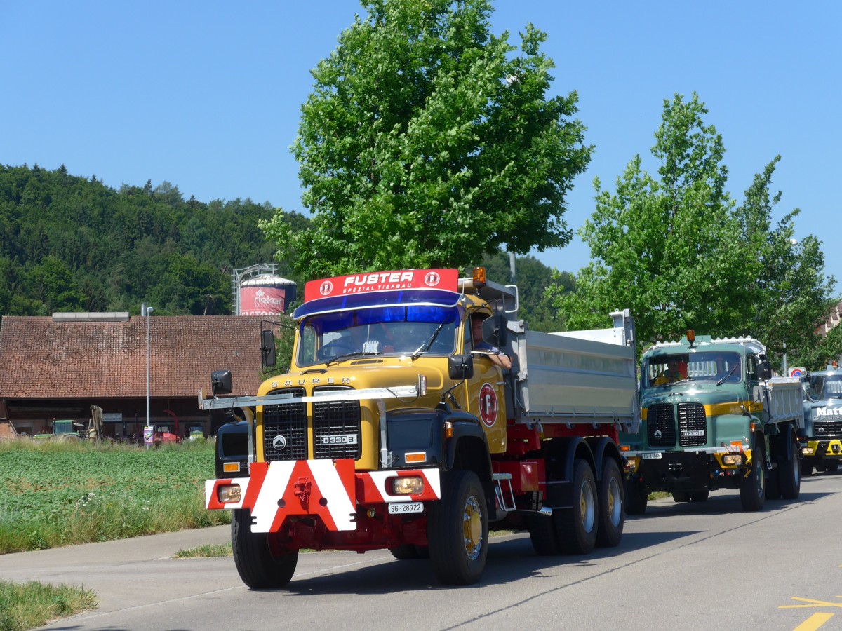 (161'837) - Fuster, Thal - SG 28'922 - Saurer am 6. Juni 2015 in Thayngen, Saurertreffen