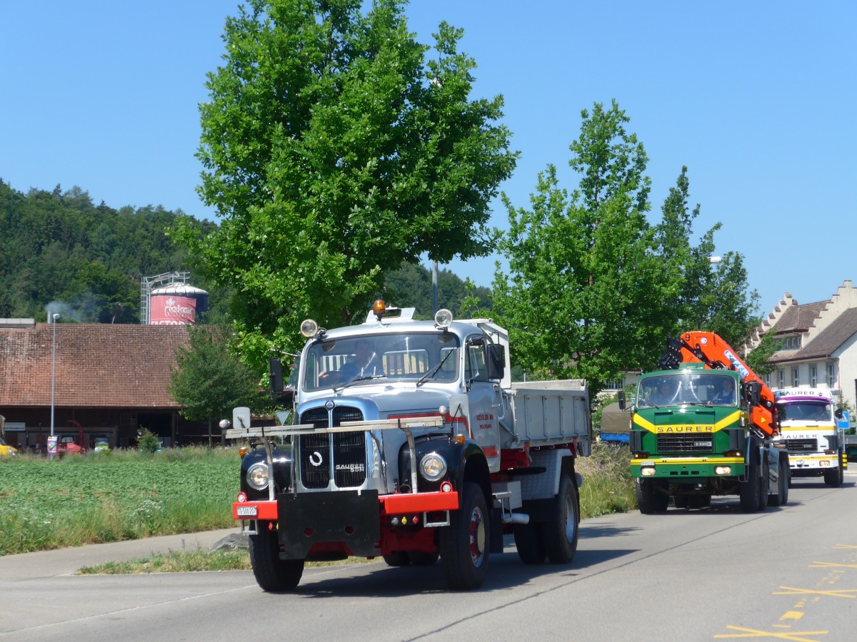 (161'843) - Kessler, Wolfgang - TG 500'207 - Saurer am 6. Juni 2015 in Thayngen, Saurertreffen