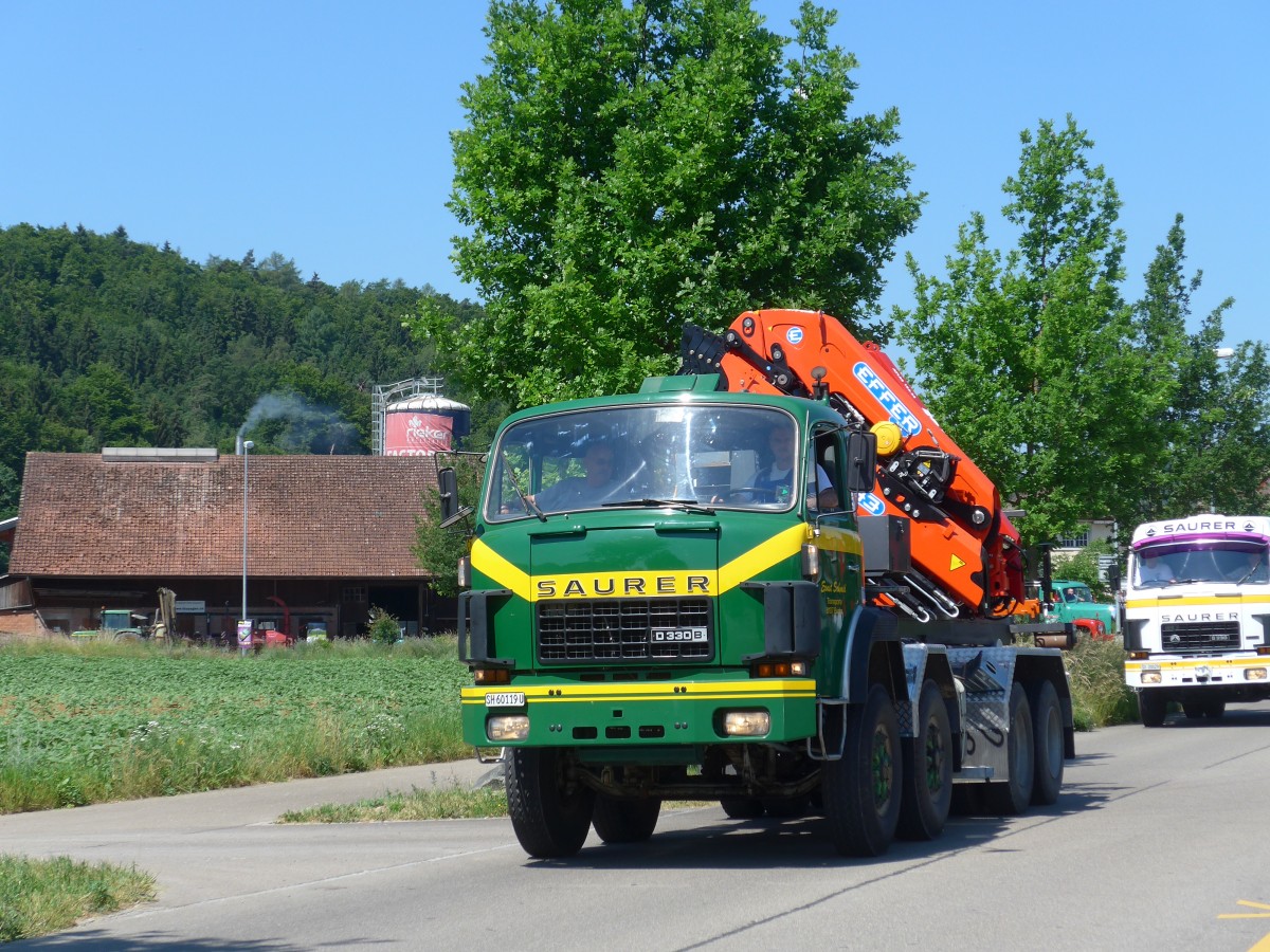 (161'844) - Schmid, Buchs - SH 60'119 U - Saurer am 6. Juni 2015 in Thayngen, Saurertreffen