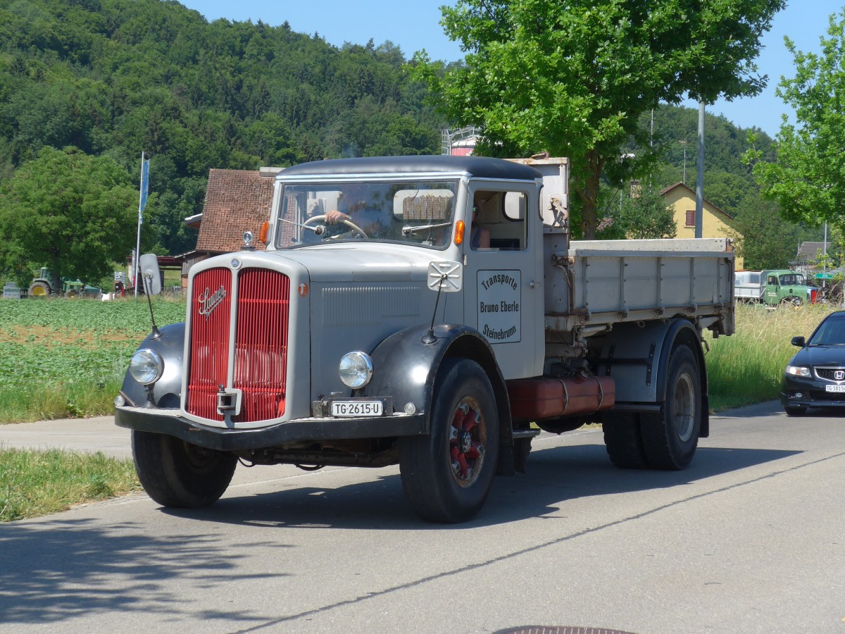 (161'881) - Eberle, Steinebrunn - TG 2615 U - Saurer am 6. Juni 2015 in Thayngen, Saurertreffen