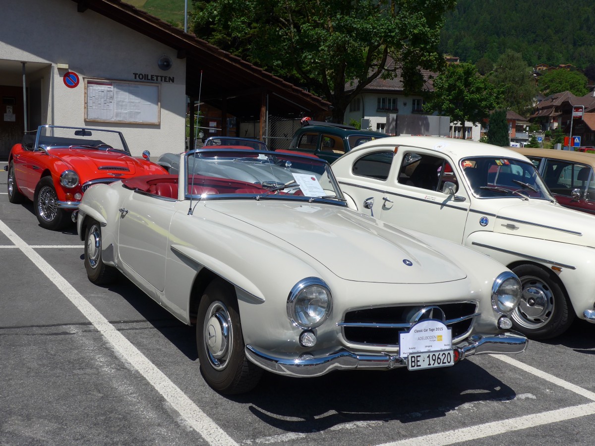 (161'957) - Mercedes - BE 19'620 - am 7. Juni 2015 in Frutigen, Marktplatz