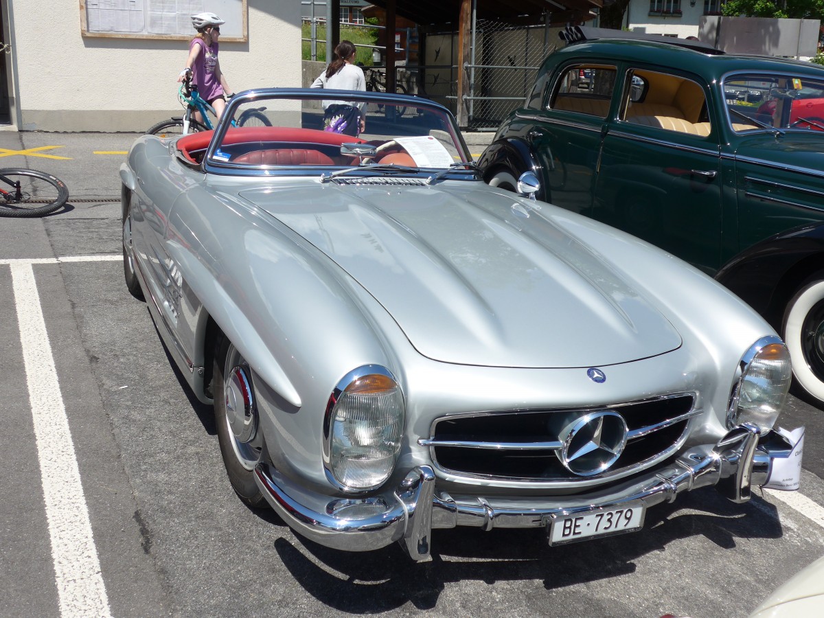 (161'960) - Mercedes - BE 7379 - am 7. Juni 2015 in Frutigen, Marktplatz