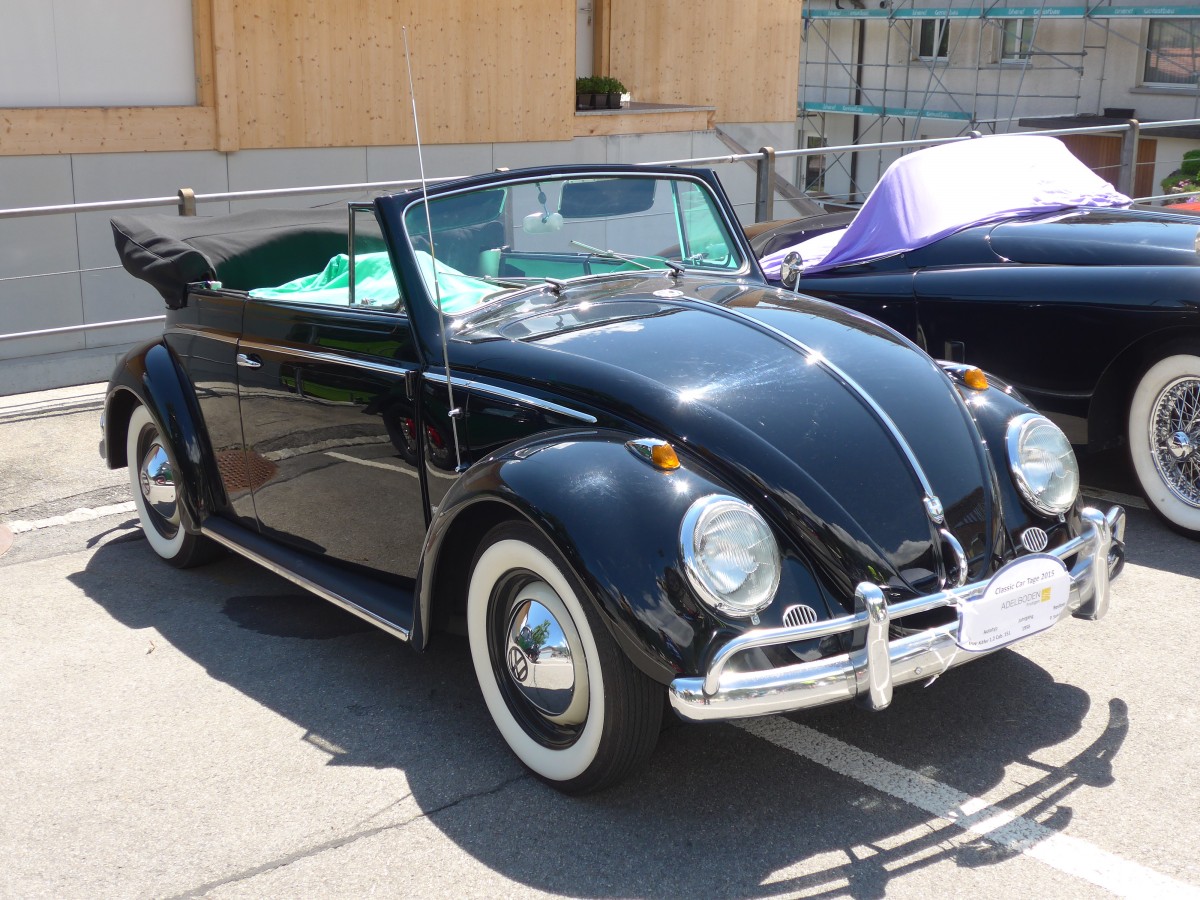 (161'975) - VW-K�fer - BE 244'484 - am 7. Juni 2015 in Frutigen, Marktplatz