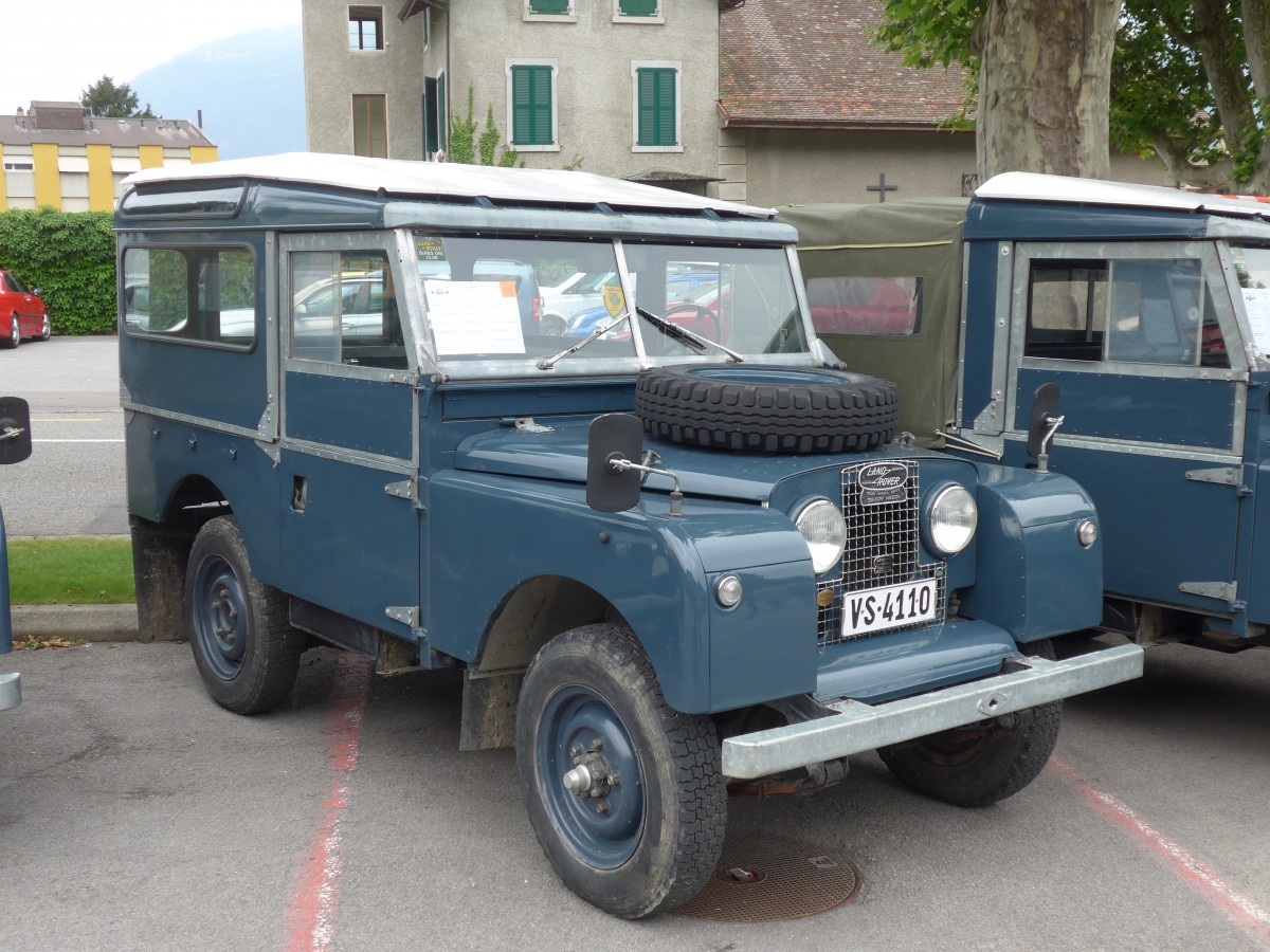 (162'247) - Land-Rover - VS 4110 - am 20. Juni 2015 in Aigle, Saurertreffen