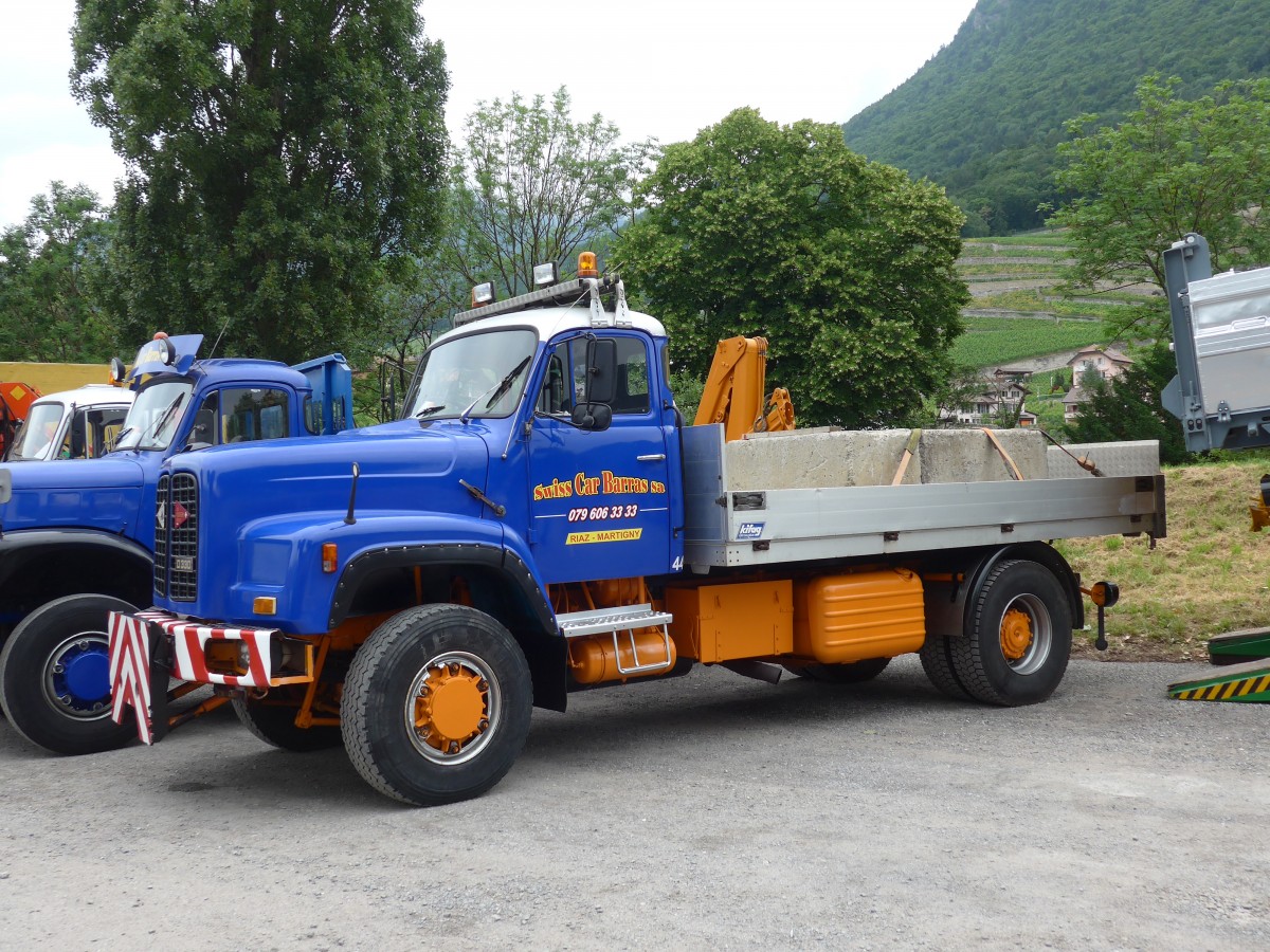 (162'250) - Barras, Martigny - Nr. 44/FR 2514 U - Saurer am 20. Juni 2015 in Aigle, Saurertreffen