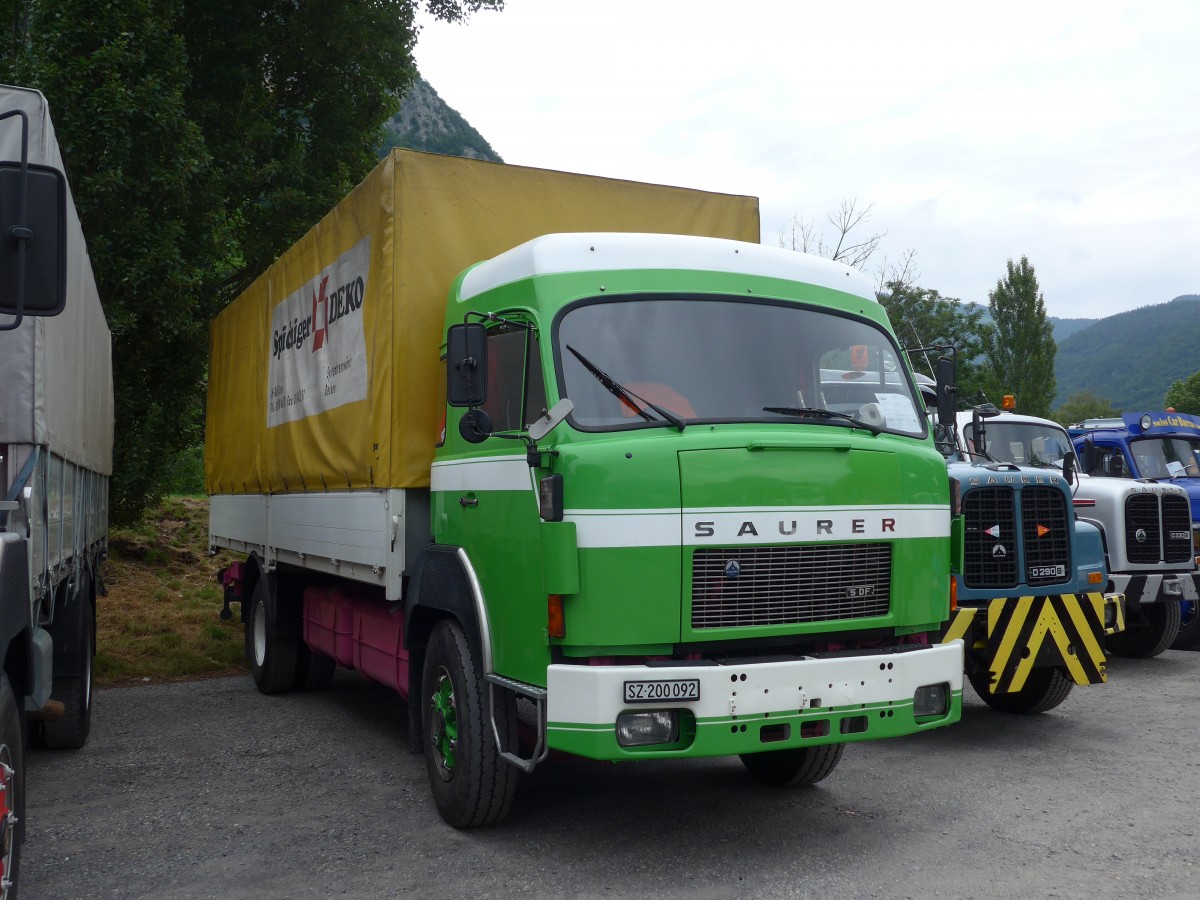 (162'254) - Spichiger, Uster - SZ 200'092 - Saurer am 20. Juni 2015 in Aigle, Saurertreffen