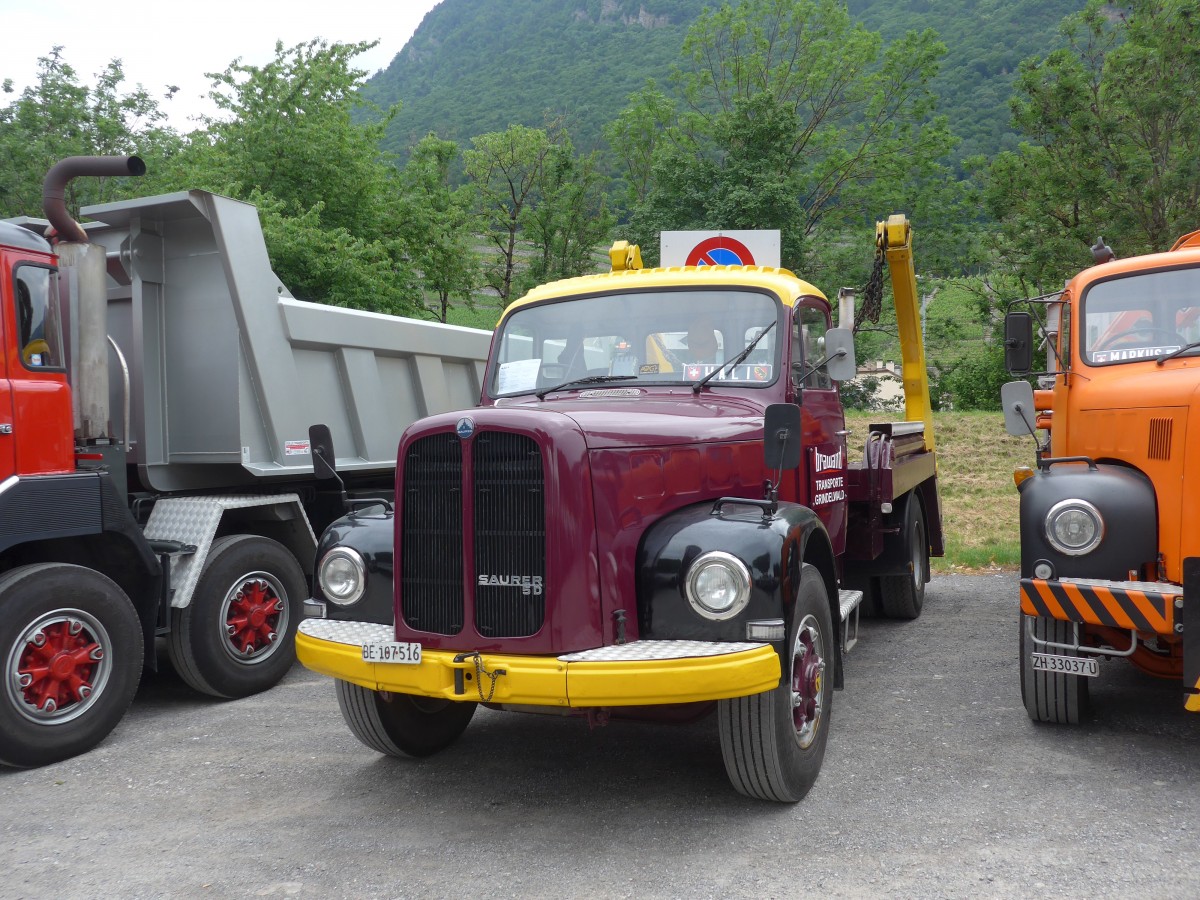 (162'257) - Brawand, Grindelwald - BE 107'516 - Saurer am 20. Juni 2015 in Aigle, Saurertreffen