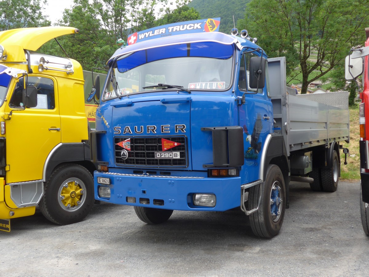 (162'263) - Wyler, Thun - BE 3662 U - Saurer am 20. Juni 2015 in Aigle, Saurertreffen