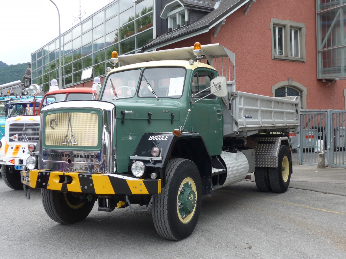 (162'273) - Magirus-Deutz am 20. Juni 2015 in Aigle, Saurertreffen