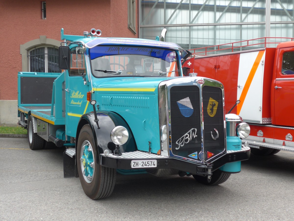 (162'274) - Billeter, M�nnedorf - ZH 24'574 - FBW am 20. Juni 2015 in Aigle, Saurertreffen