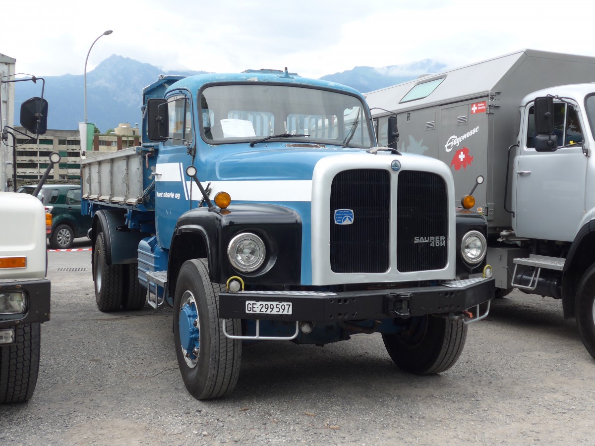 (162'286) - Eberle, Freidorf - GE 299'597 - Saurer am 20. Juni 2015 in Aigle, Saurertreffen