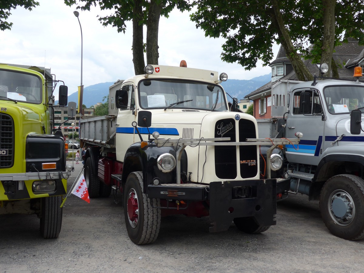 (162'296) - Saurer am 20. Juni 2015 in Aigle, Saurertreffen