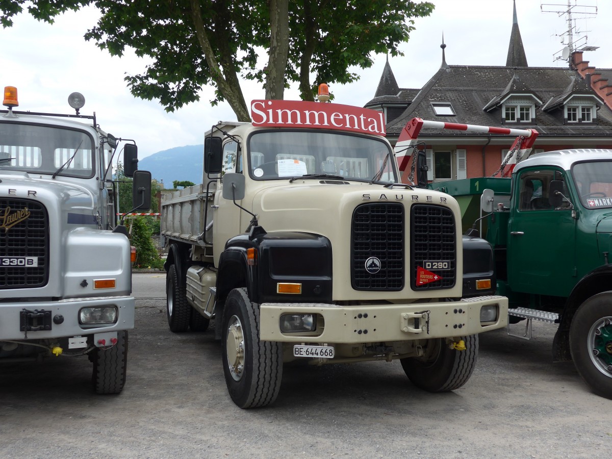 (162'297) - Simmental - BE 644'668 - Saurer am 20. Juni 2015 in Aigle, Saurertreffen