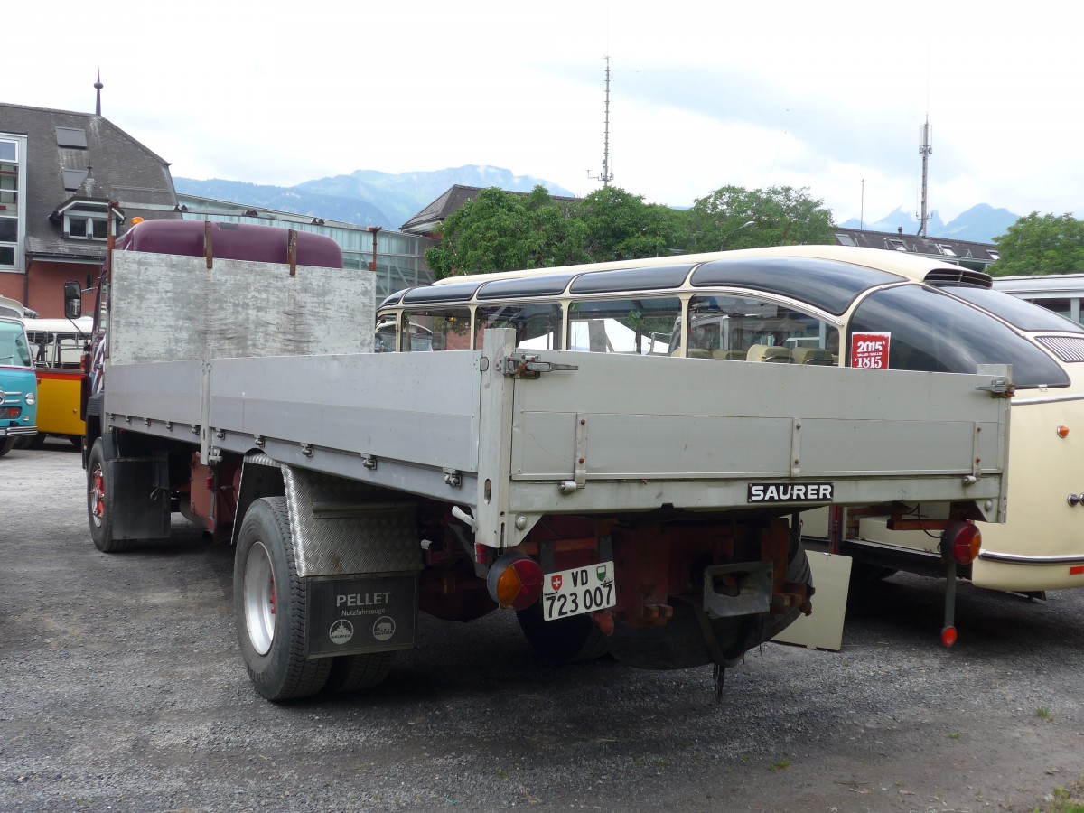 (162'309) - Buger - VD 723'007 - Saurer am 20. Juni 2015 in Aigle, Saurertreffen