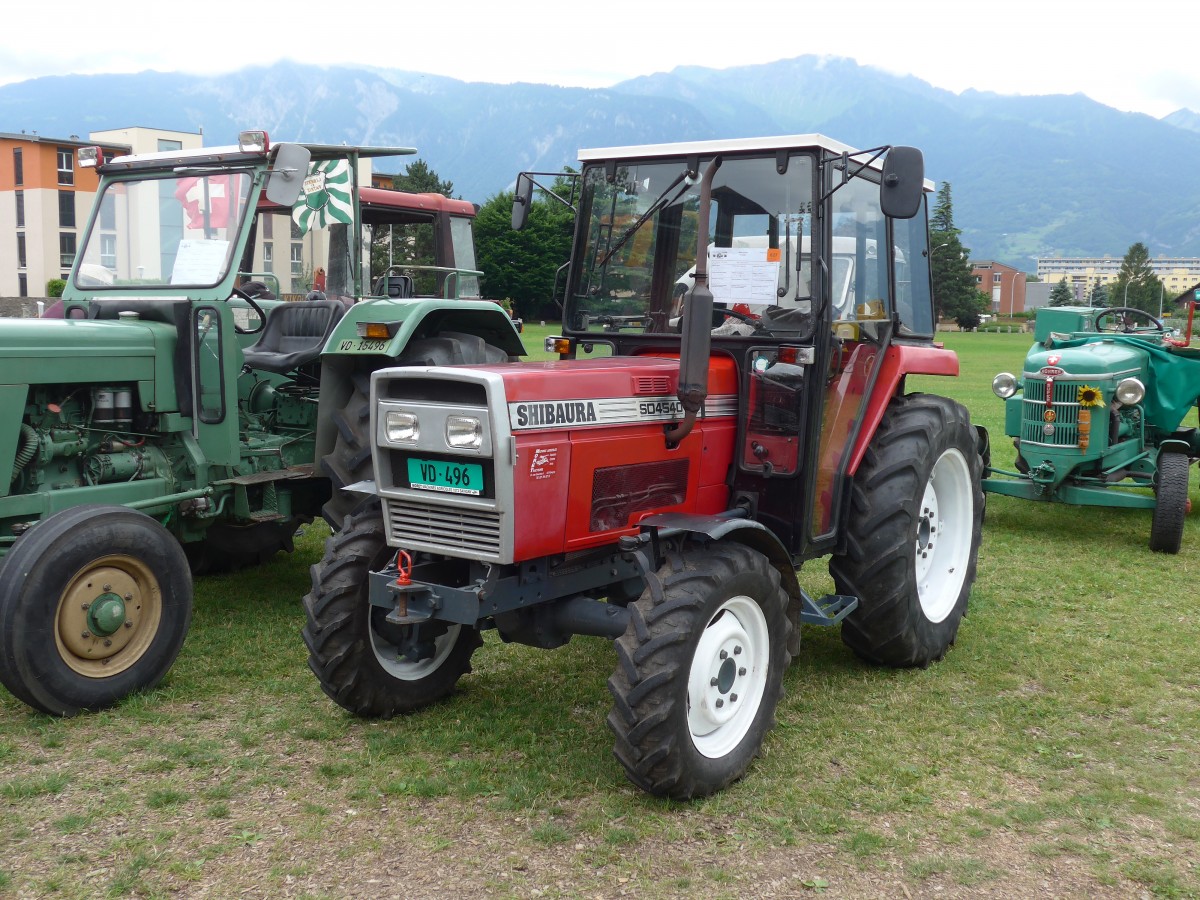 (162'318) - Shibaura - VD 496 - am 20. Juni 2015 in Aigle, Saurertreffen