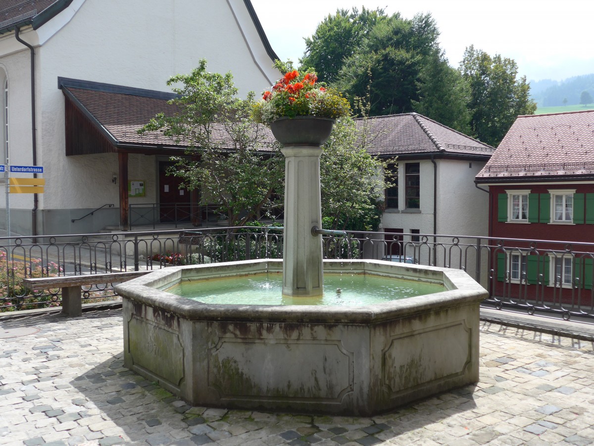 (163'226) - Dorfbrunnen am 2. August 2015 in Urn�sch