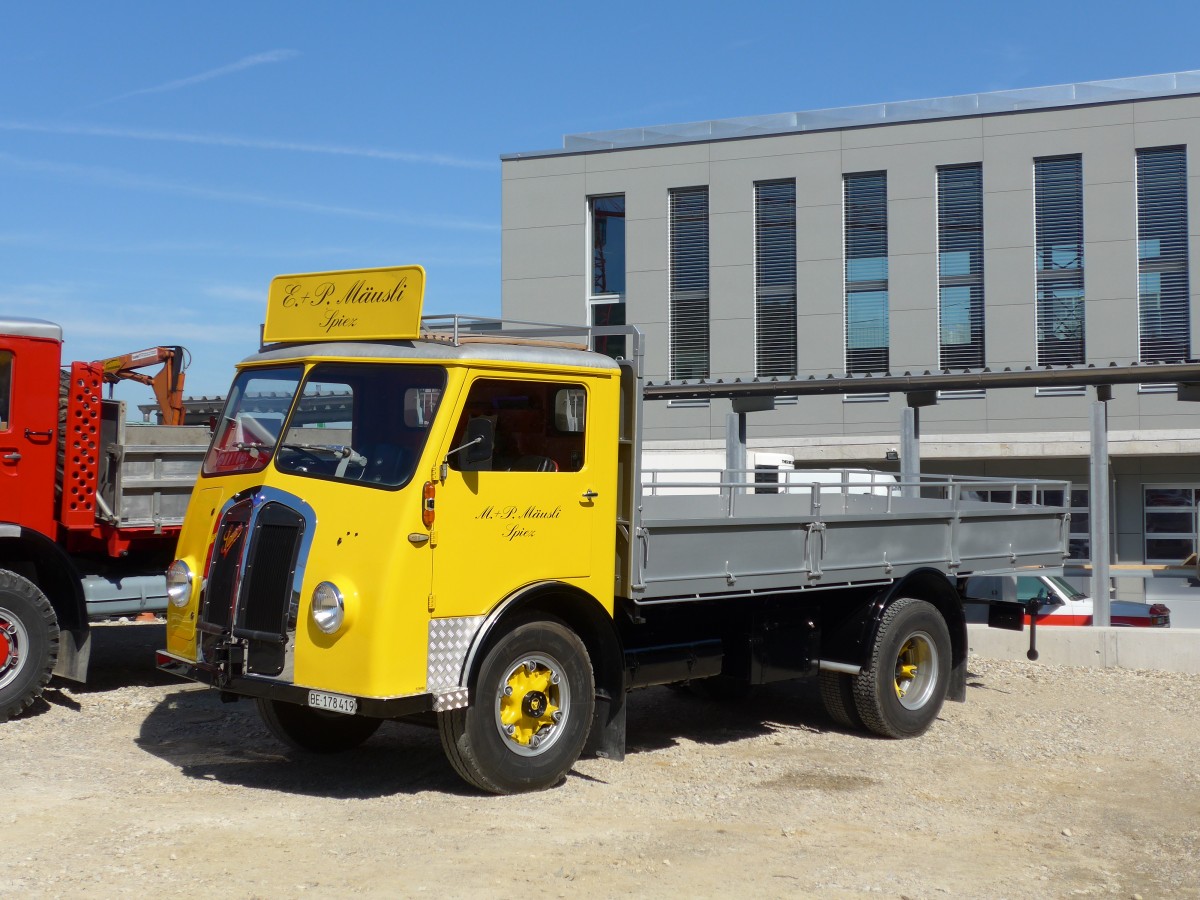 (163'959) - M�usli, Spiez - BE 178'419 - Saurer am 29. August 2015 in Oberkirch, CAMPUS Sursee