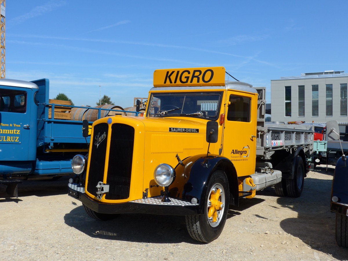 (163'966) - Allegro, Buttisholz - Saurer am 29. August 2015 in Oberkirch, CAMPUS Sursee