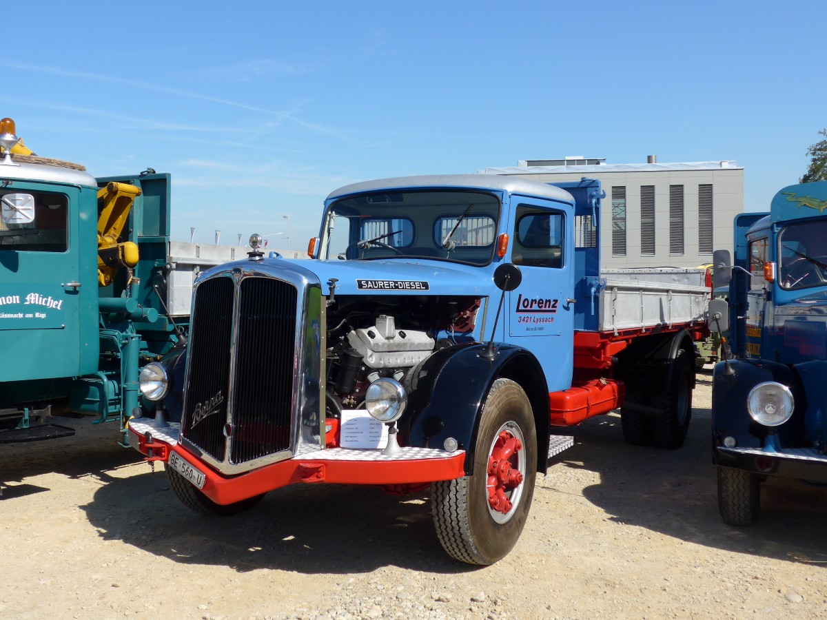 (163'968) - Lorenz, Lyssach - BE 560 U - Berna am 29. August 2015 in Oberkirch, CAMPUS Sursee