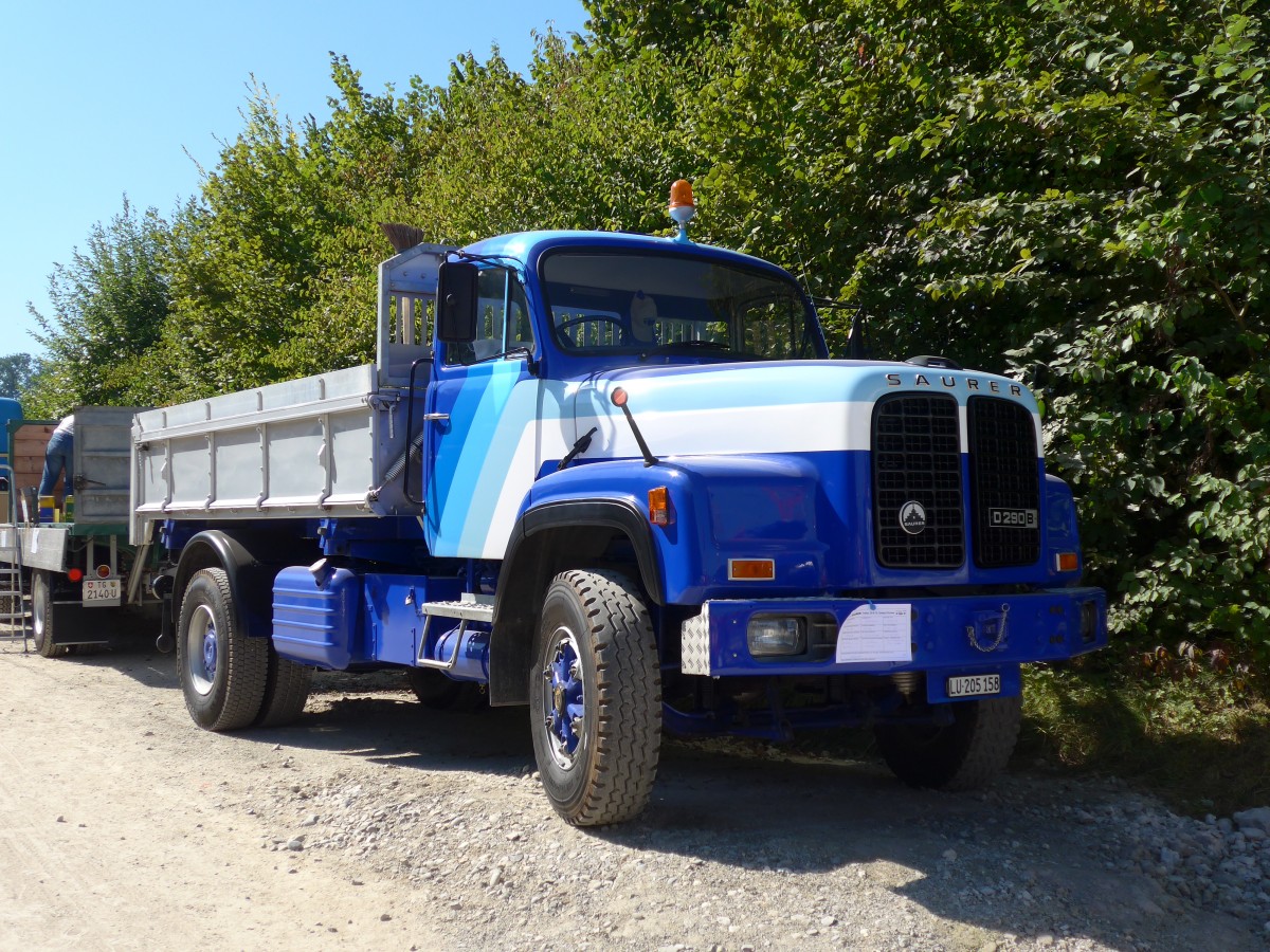 (163'992) - Saurer - LU 205'158 - am 29. August 2015 in Oberkirch, CAMPUS Sursee