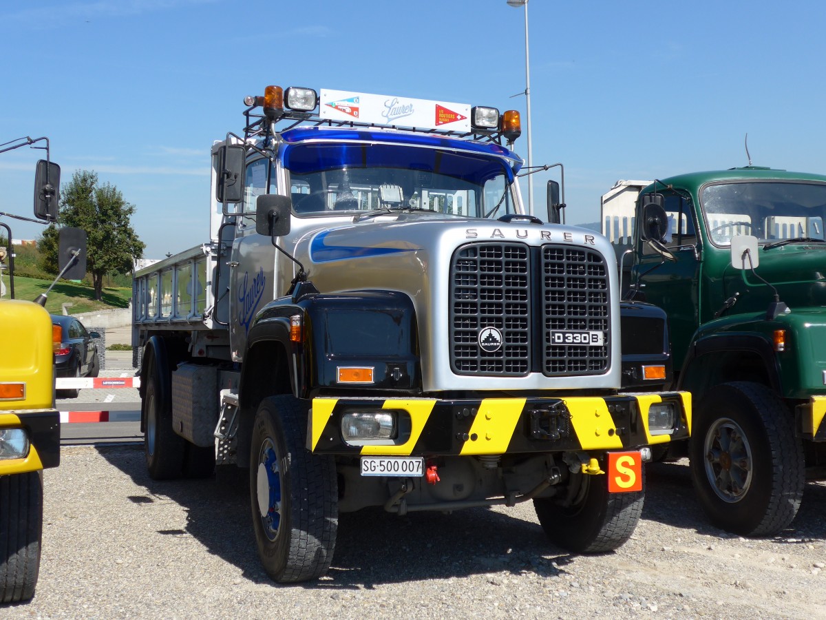 (164'013) - Saurer - SG 500'007 - am 29. August 2015 in Oberkirch, CAMPUS Sursee