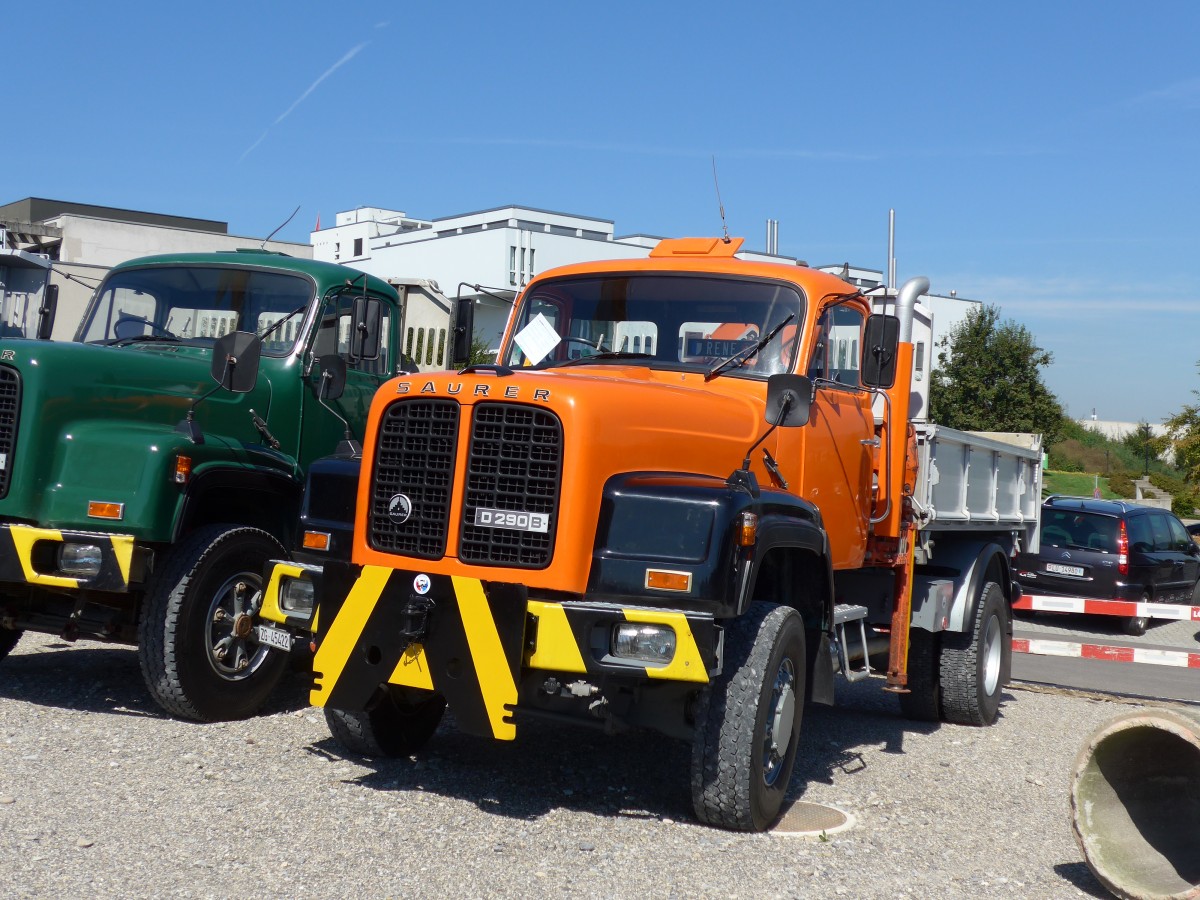 (164'015) - Saurer - ZG 45'422 - am 29. August 2015 in Oberkirch, CAMPUS Sursee