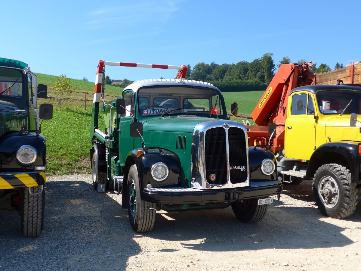 (164'040) - Saurer - BE 30'513 - am 29. August 2015 in Oberkirch, CAMPUS Sursee