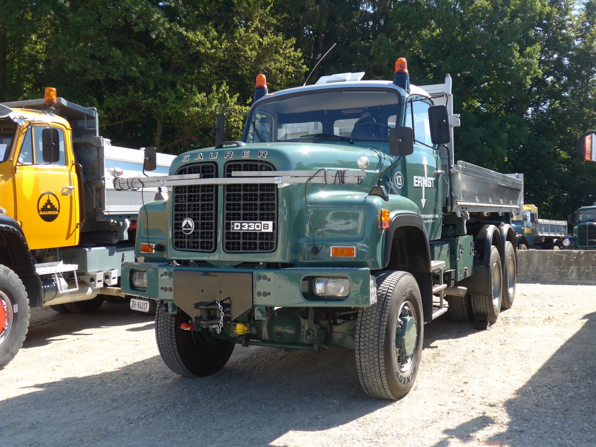 (164'048) - Ernst, Z�rich - Nr. 13/ZH 84'317 - Saurer am 29. August 2015 in Oberkirch, CAMPUS Sursee