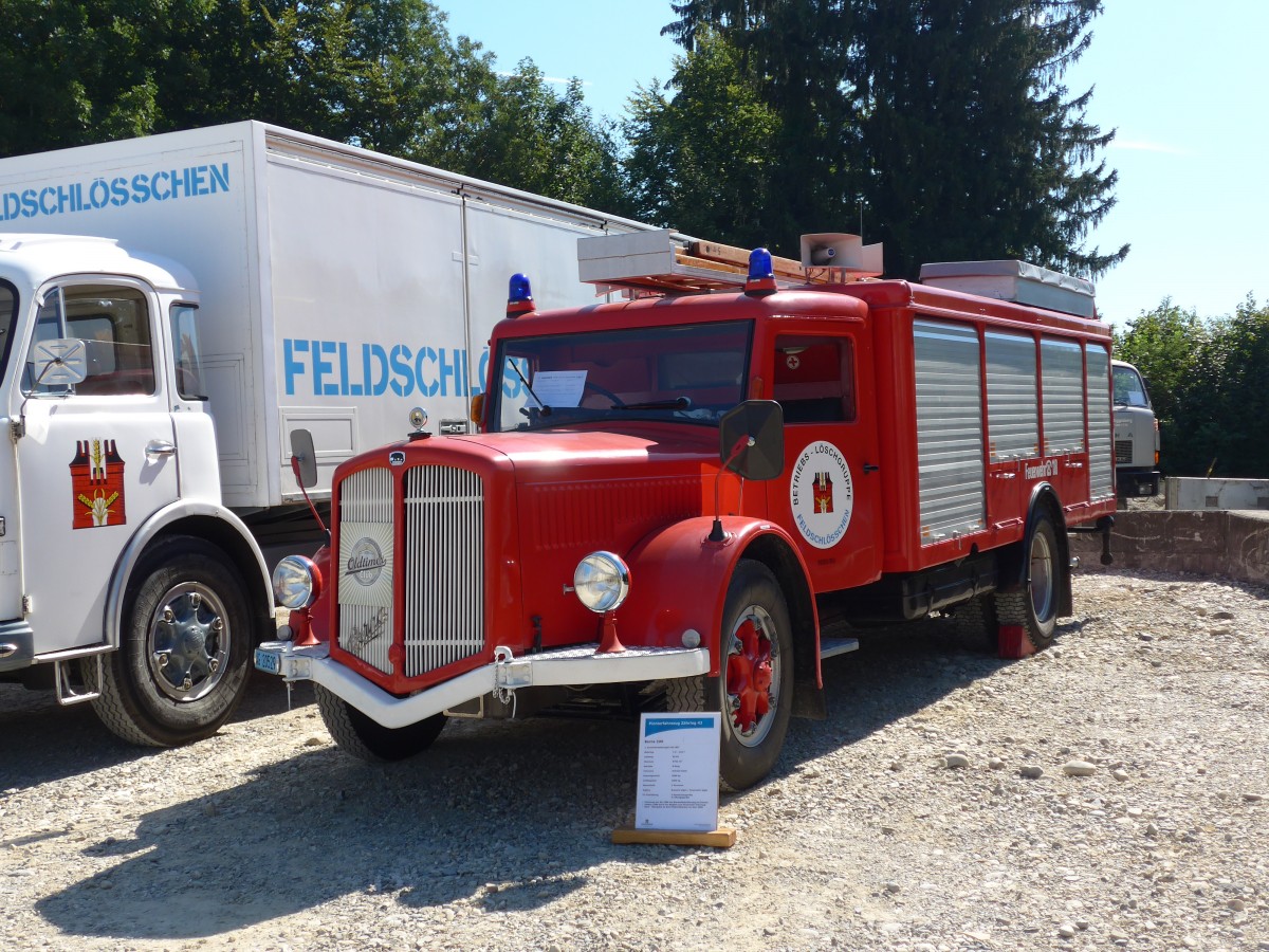 (164'051) - Feldschl�sschen, Rheinfelden - AG 20'529 - Berna am 29. August 2015 in Oberkirch, CAMPUS Sursee