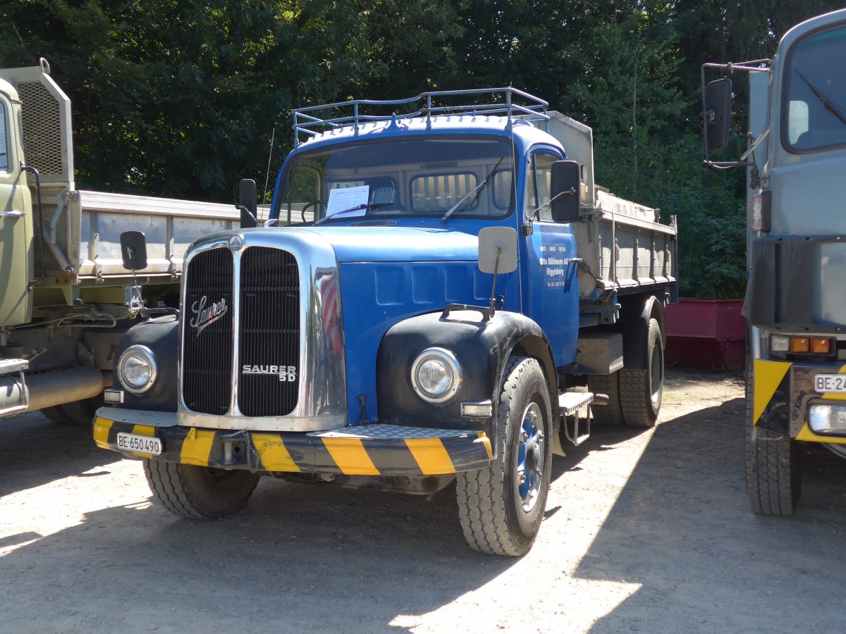 (164'057) - B�hlmann, Riggisberg - BE 650'490 - Saurer am 29. August 2015 in Oberkirch, CAMPUS Sursee