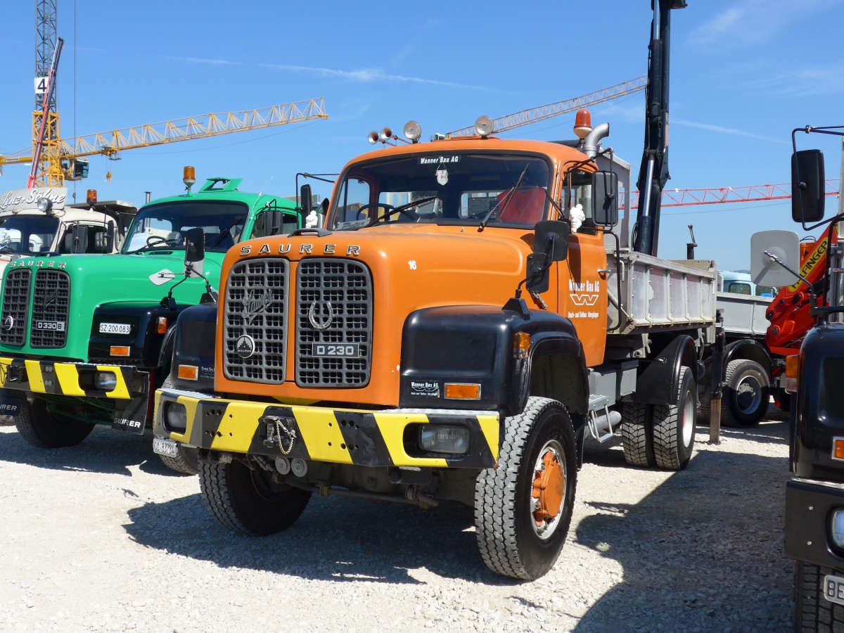 (164'068) - Wanner, Oberg�sgen - SO 83'784 - Saurer am 29. August 2015 in Oberkirch, CAMPUS Sursee