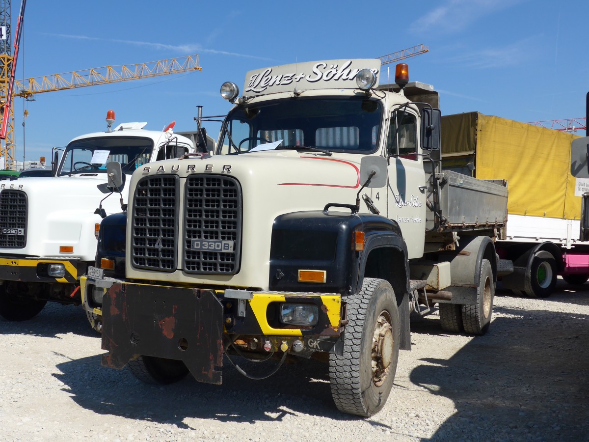 (164'070) - Lenz, Lenzerheide - Nr. 4/SG 29'023 U - Saurer am 29. August 2015 in Oberkirch, CAMPUS Sursee