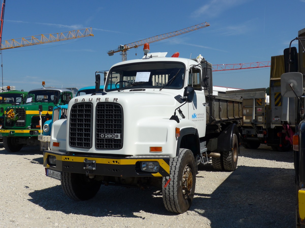 (164'071) - Keller, Kandern - L�-MK 660H - Saurer am 29. August 2015 in Oberkirch, CAMPUS Sursee
