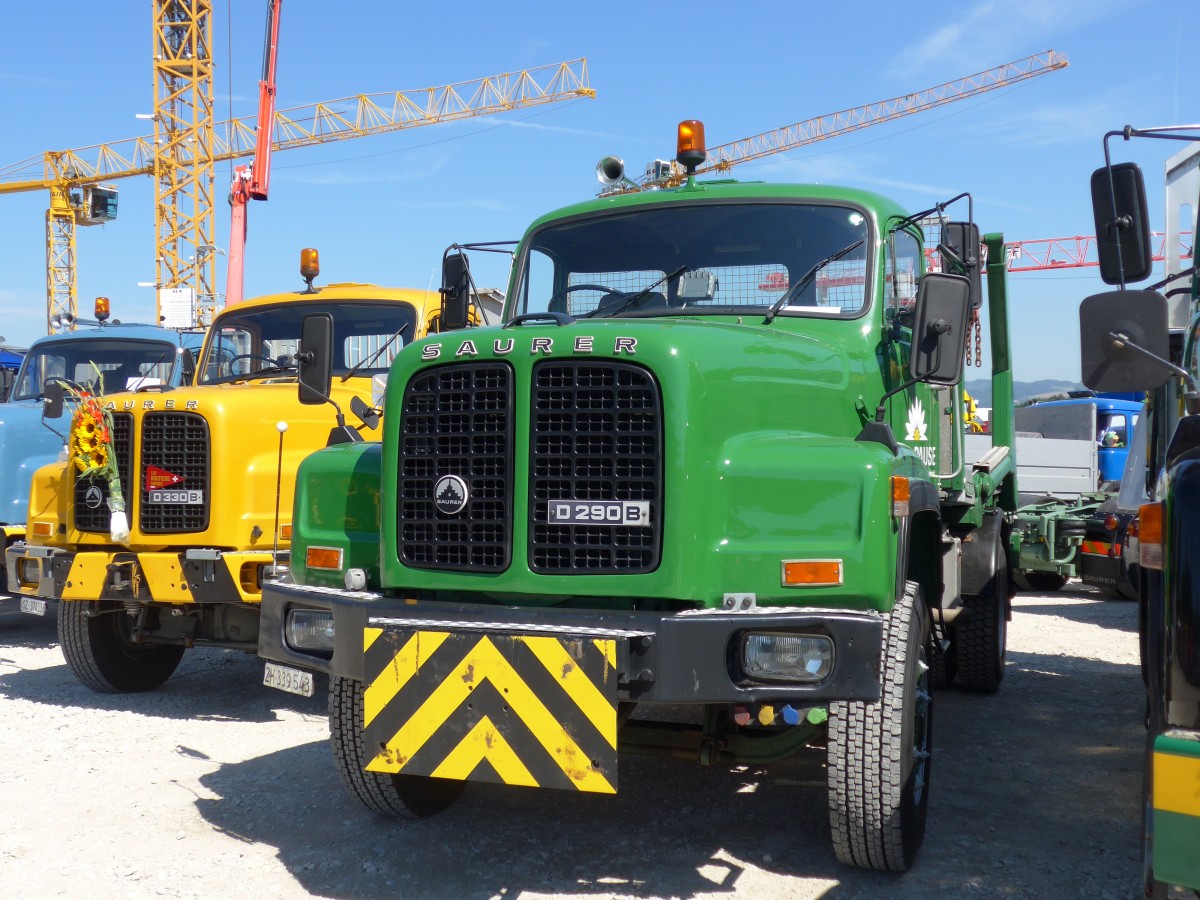 (164'074) - Pause, Horgen - ZH 339'543 - Saurer am 29. August 2015 in Oberkirch, CAMPUS Sursee