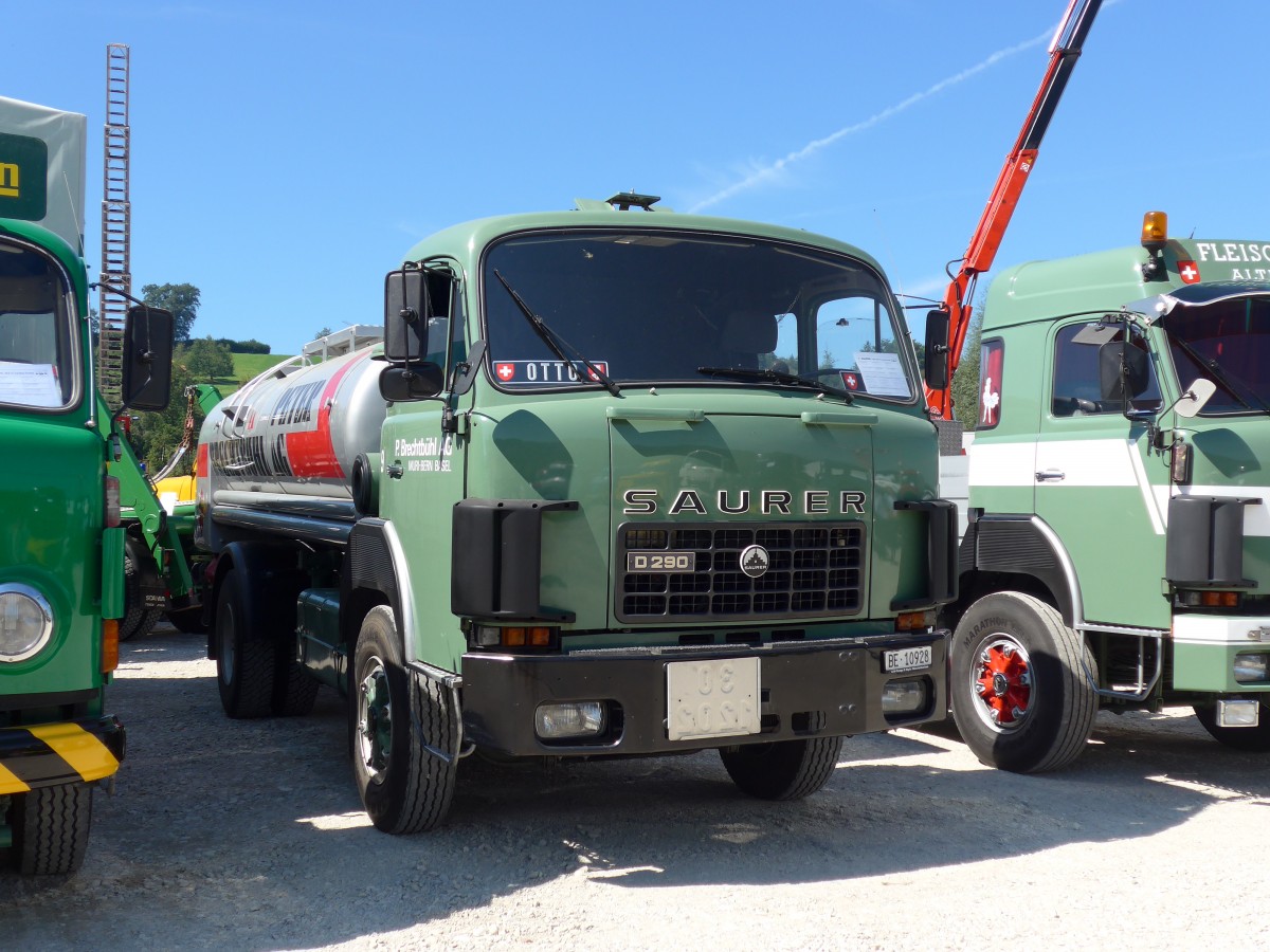 (164'081) - Brechtb�hl, Muri - Nr. 9/BE 10'928 - Saurer am 29. August 2015 in Oberkirch, CAMPUS Sursee