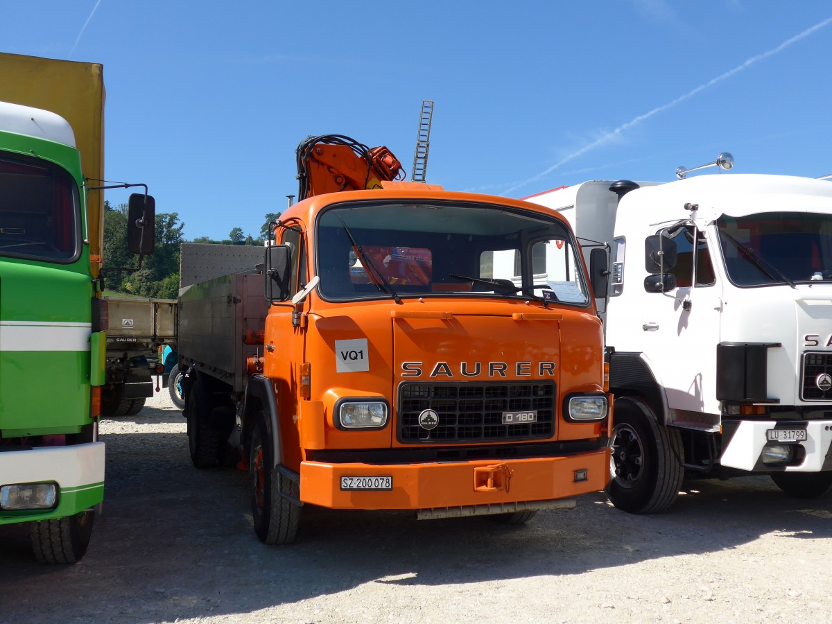 (164'083) - Saurer - SZ 200'078 - am 29. August 2015 in Oberkirch, CAMPUS Sursee