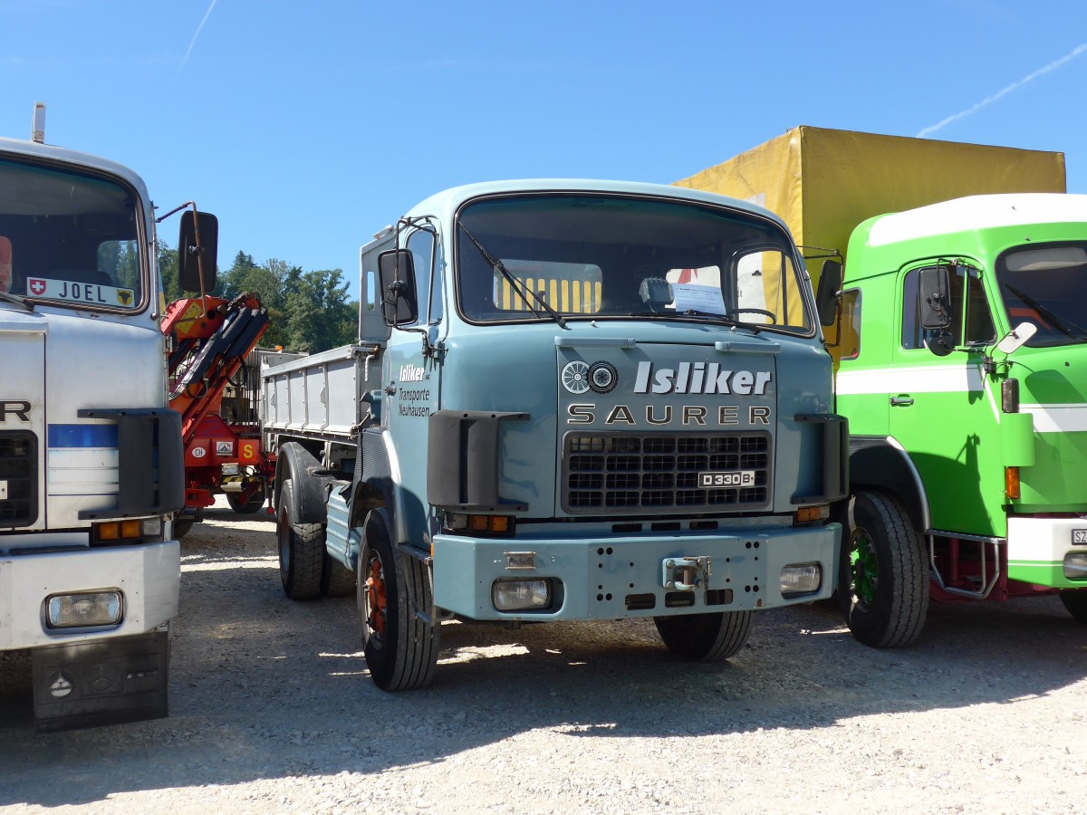 (164'084) - Isliker, Neuhausen - Saurer am 29. August 2015 in Oberkirch, CAMPUS Sursee